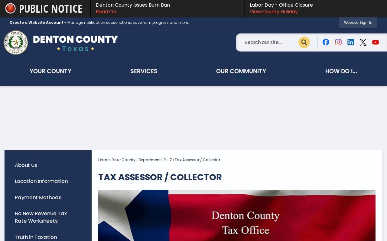 Flower Mound previous residents Denton County Tax Assessor-Collector source